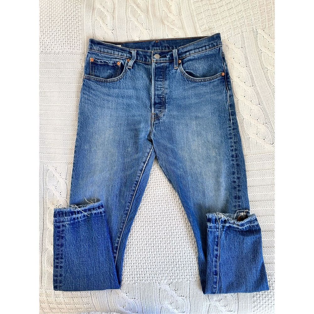 Levi’s 501 Straight Skinny Leg Jeans Size 31 - Picture 4 of 11